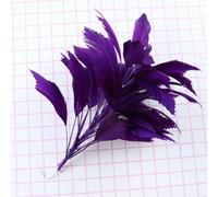 Jhdwu Plumes d'oie de dinde multicolores 25,4 à 30,5 cm Fleur Triangle Pointe Coquille Bonus Plumes Pliables Plumes Artisanat DIY Lady Coiffe