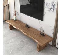 JHDXL Banc de Salle à Manger d'intérieur en Bois Massif de Style Ferme, Banc étroit à Bord Naturel, Bout de lit de Chambre, pour entrée ou Dressing(160cm/63in)