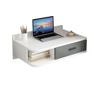 JHDXL Bureau d'angle Peu Encombrant, Table de Maquillage Flottante avec Tiroirs, Coiffeuse Flottante, Table de Chevet Flottante, pour Chambre À Coucher Salon(60cm/23.6in)