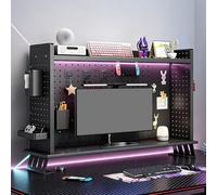 JHDXL Étagère de Bureau Modulable, Étagère de Rangement avec Tablettes Réglables en Hauteur, Bibliothèque pour Bureau, Cuisine, Salon(Black,80 * 67cm/31.5 * 26.4in)