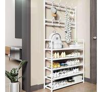 JHDXL Organisateur De Meuble À Chaussures, Tour De Rangement Polyvalente Peu Encombrante pour Dressings Et Zones D'Entrée, Étagère À Chaussures(White,80 * 172cm/31.4 * 67.7in)