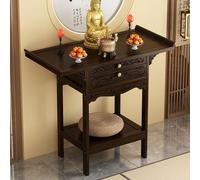 JHDXL Petite Table D'Autel pour La Relaxation, Table De Prière Et De Méditation en Bambou, pour prières, Divination, culte et décoration d'intérieur(80 * 33cm/31.5 * 13in)