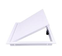 JHDXL Porte d'accès, Rabat de Révision Blanc, Trappe de Visite Carré ou Rectangulaire, pour Conduits CVC, Porte D'inspection en Aluminium, Cache de Panneau Électrique(43.5 * 43.5CM/17.1 * 17.1IN)