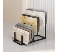 JHDXL Support de Stockage d'échantillons de Carreaux, présentoir de Carreaux en métal, Générique Présentoir Vertical pour Carrelage De Sol, for Le Magasin Salons D'artisanat(White)