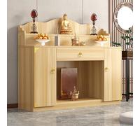 JHDXL Table D'Autel avec Rangement,avec Tiroir Rangement, Armoire Sanctuaire De Bouddha, Table D'Autel De MéDitation, for Salon, Salle D'étude, Bureau Ou Salon De Thé(Wood,88cm/34.5in)