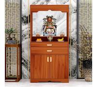 JHDXL Table D'autel De Sanctuaire, Table D'Autel De MéDitation, Armoire Sanctuaire De Bouddha, pour Bouddhiste, Spirituel, Divination, Culte, PrièRes(Orange,80cm/31.5in)