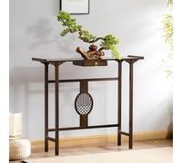 JHDXL Table d'Sutel avec Rangement, Tables de Puja au Sol pour la Spiritualité, Sculpté Main, pour Sanctuaire Bouddhiste, Spirituel, Divination, Culte(120 * 20 * 80cm/47.5 * 8 * 31.5in)