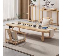 JHDXL Table Tatami en Bois Massif, Table de Sol de Grande Taille, Grande Table à Manger en Bois pour Salon et Salle à Manger, Meubles d’Accent pour Salon(160 * 60 * 35CM/63 * 23.6 * 13.7in)