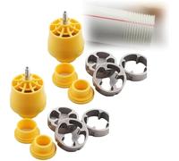 JHDZ Outil de Fabrication de Filetage en PVC pour perceuse électrique, Jeu de Matrices de Robinet de Tuyau en Plastique, Outil de plomberie pour enfile-Tuyau,2Set