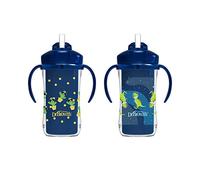 Jheppbay Dr. Brown's Milestones Lot de 2 gobelets isothermes en paille Bleu
