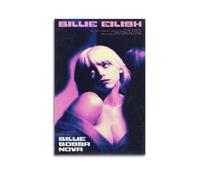 JHFQ Billie Poster EilishWall Art sur toile pour albums de musique et films, peinture décorative pour salon, chambre à coucher, 50 x 75 cm, style sans cadre