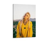 JHFQ Billie Poster EilishWall Art sur toile pour albums de musique et films, peinture décorative pour salon, chambre à coucher, 30 x 45 cm, style cadre