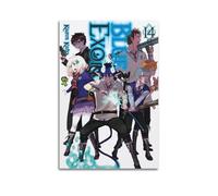 JHFQ Poster d'anime Ao No Exorcist Blue Exorcist, impression sur toile pour albums de musique et films, peinture décorative pour salon, chambre à coucher, 40 x 60 cm, style sans cadre