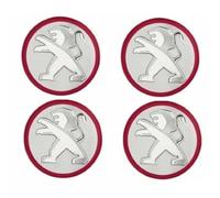 JHGFGFFVV Capuchons centraux de moyeu de Voiture, pour Peugeot 108 208 308 Moyeu Cache de ABS Roue Centrale Accessoires de Voiture