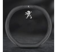 JHGFGFFVV Couvre Volant Voiture, pour Peugeot Expert 2016 2017 2018 2019 2020 2021 2022 Antidérapant, Respirant, Fibre de Carbone, élastique Professionnel Universelle,A
