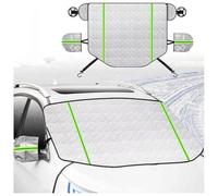 JHGFVBG Protege Pare Brise Hiver, pour Fiat 500/500C/500E/Abarth 500 2007-2022 2023 2024, Protection hivernale, Pliable Bache Voiture Anti Givre, Bâche Protection, Anti Neige