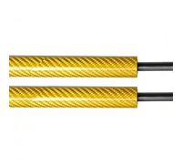 JHGTYTR Ressorts Gaz Hayons pour A6 pour C7 Station Wagon 2011-2018 Supports Vérin À Gaz À Ouverture Automatique Vérins hayon arrière patibles(Yellow Carbon Fiber)