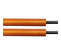 JHGTYTR Ressorts Gaz Hayons pour Seat pour León pour Mk3 5F 2012-2020 Supports Vérin À Gaz À Ouverture Automatique avec Démarrage À Ressorts Vérins hayon arrière patibles(Orange Carbon Fiber)