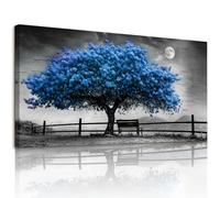 JHHUAMO Tableau Decoration Murale Arbre de Vie Nature Chambre 50x100 cm