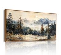 JHHUAMO Tableau Decoration Murale Salon Montagne Chambre Cadre 60x120 cm