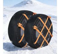 JHIAADEY Chaussette Voiture Neige,Chaussettes Pneus Voiture,Chaines Neige,Excellente AdhéRence,Facile à Installer,Adapté Aux Suv,Camions,Voitures Compactes,Berlines,Camping-Cars(235/50R19)