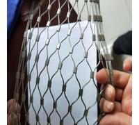 JHIAADEY Grille MéTallique Maille Toile INOX Filets for Jardin, Mailles Grille MéTallique 304 Filet De Corde en Acier Inoxydable, Treillis MéTallique Multifonctionnel(12 * 2.5m/39.4 * 8.2ft)