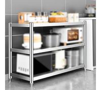 JHIAADEY Rangement Cuisine, Meuble Cuisine Micro Onde, éTagèRes RéGlables à Haute Capacité De Charge, AdaptéEs Aux Cuisines, Bureaux, Garages, Restaurants Et EntrepôTs(60*60*80CM/23.6*23.6*31.5IN)