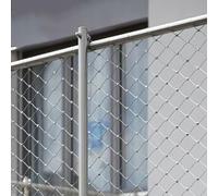 JHIAADEY Treillis MéTallique Multifonctionnel,Filet De ClôTure en Acier Inoxydable,304 Filet De Corde en Acier Inoxydable,Utilisé for Les ClôTures De Jardin(9 * 2.8m/29.5 * 9.2ft)