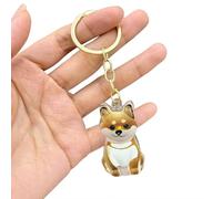 JHIALG Porte-clés collecteur de poils de chien, porte-clés transparent pour animal domestique, souvenir commémoratif pour poils d'animaux domestiques, accessoire commémoratif en fourrure, Style 7