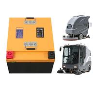 JHKJ Batterie au Lithium 25,6V pour Robot Laveur de sols ; Batterie LiFePO4 24V 100Ah ou 205Ah avec BMS ; Batteries Li-ION 24V à décharge Profonde pour Kits Moteurs de 2 500W à 5 200W,25.6v205ah