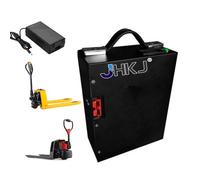 JHKJ Batterie au Lithium 48 V 10 Ah 15 Ah 30 Ah pour Chariot élévateur électrique ; Batterie 24 V 20 Ah 25 Ah pour transpalette électrique et Moteur de gerbeur électrique,B,48V 15Ah