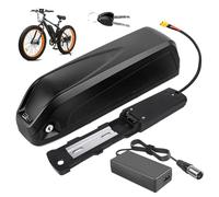 JHKJ Batterie au Lithium 48 V 19,2 Ah Batterie Lithium-ION 48 V 13 Ah 17,5 Ah Batterie Amovible Batterie pour Tube Diagonal 48 V avec Chargeur pour Moteurs 250 W - 950 W,48v19.2ah