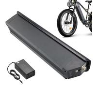 JHKJ Batterie au Lithium intégrée 48 V 10 Ah 12 Ah 14 Ah ; Batterie de Remplacement 36 V 13 Ah 15 Ah 17 Ah pour Moteur de vélo électrique avec Chargeur CC,36v16ah