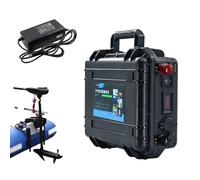 JHKJ Batterie au Lithium Rechargeable 12 V 60 Ah 100 Ah 150 Ah 200 Ah pour propulseur extérieur, Compatible avec Les Bateaux de pêche électriques et Les hélices 12 V.,12v 60ah