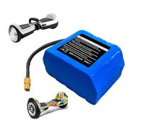 JHKJ Batterie de Remplacement au Lithium 25,2 V/29,4 V 4000 mAh pour Hoverboard avec Prise XT60 ; Pack de Batteries au Lithium 24 V 4 Ah pour Scooters électriques à 2 Roues.,7s2p,29.4V