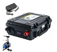 JHKJ Batterie LiFePO4 12 V 60 Ah 100 Ah 150 Ah 200 Ah pour propulseur extérieur, hélice de Bateau de pêche, voiturette de Golf et Moteur Marin.,12v 60ah