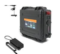 JHKJ Batterie Lithium 12 V 60 Ah, 80 Ah, 100 Ah, 120 Ah, 150 Ah, 200 Ah pour propulseur extérieur, Bateau électrique 12 V, Bateau de pêche, hélice, Batterie de Propulsion Marine,12v,60Ah