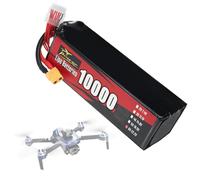 JHKJ Batterie Lithium 22,2 V 6 S Batterie Lipo 10 000 mAh 9 000 mAh 9 500 mAh Batteries de Rechange pour Drones et modèles réduits d'avions avec Port XT60,22.2v10000mah 1pack