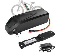 JHKJ Batterie Lithium 48 V 10 Ah 13 Ah 15 Ah 17,5 Ah 8 Ah pour Cadre de Cadre de vélo électrique ; Batterie 52 V 10 Ah 13 Ah 15 Ah 17,5 Ah 8 Ah pour pneus Larges avec Chargeur,Anderson,52V 15Ah