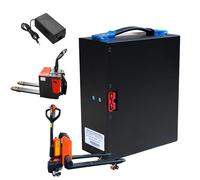 JHKJ Batterie Lithium 48 V 10 Ah 15 Ah 20 Ah 30 Ah pour Chariot élévateur électrique et transpalette électrique, Compatible avec Les Kits Moteur de 250 W à 1500 W, avec poignée et BMS.,48v,15Ah