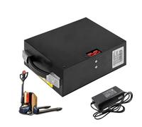 JHKJ Batterie Lithium 48 V 10 Ah 15 Ah 20 Ah 30 Ah pour Chariot élévateur électrique, transpalette électrique, Chariot de Chargement/déchargement et gerbeurs manuels.,48v 15ah