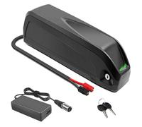 JHKJ Batterie Lithium-ION 48V 13Ah, 15Ah, 17,5Ah, 20Ah (à Fixer sur Le Tube Diagonal) pour vélos électriques, avec Chargeur et Port 5 Broches pour Kits Moteur 620W-960W.,S039 3 48v 17.5ah Anderson