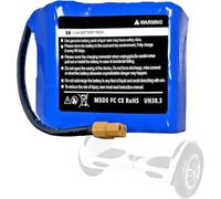 JHKJ Batterie pour Hoverboard 25,2 V 4 000 mAh Li-ION, Pack de Batteries de Remplacement 29,4 V 4 000 mAh pour Kits Moteurs 117,6 Wh avec Prise XT60,6s2p 25.2v4000mah