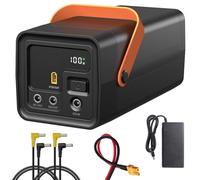 JHKJ Batterie Rechargeable 12,8 V 12000 mAh ou 25,6 V 6000 mAh LiFePO4 avec Chargeur, pour équipements Audio, appareils Photo, Drones et Moteurs de 150 W.,Pb8105f 25.6v6000mah