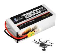JHKJ Batteries au Lithium 22,2 V 22 000 mAh pour modèles réduits d'avions et Drones, avec connecteur XH-6S et BMS.,22.2v22000mah 25c