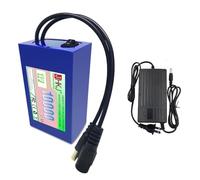 JHKJ Bloc-Batterie PVC 12 V 10 Ah au Lithium avec indicateur de Charge et Interrupteur. Batterie de Remplacement 12 V CC pour Lampes au xénon, Haut-parleurs et Rubans LED.