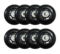 JHKJ Roues Rechange pour Patins Roues alignées 60 mm/ 64 mm/ 70 mm/ 72 mm/ 76 mm/ 80 mm/ 84 mm Roues Patins Roues alignées pour Roues Patinage roulettes Roues Bagages,with Bearings,80mm