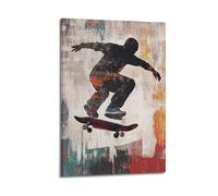 JHKJTK Impression sur toile abstraite minimaliste - Poster de sport brutaliste et abstrait - Poster d'œuvre d'art pour décoration de chambre à coucher (30 x 45 cm)