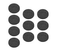 JHKNNK 10 Pièces Disque Rond en Graphite pour Industrie des Semi-conducteurs, Conductivité et Support de Précision, Adapté Moulage de Fusion Métallique Noir