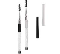 JHKNNK 2pcs Brosses à Mascara Spirales Ornées pour Cil, Baguettes à Cils en Fibres Synthétiques et Plastique, Peigne et Rouleur, Usage Professionnel et Maison